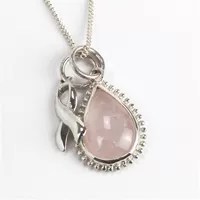 Breast Cancer Awareness Necklace
