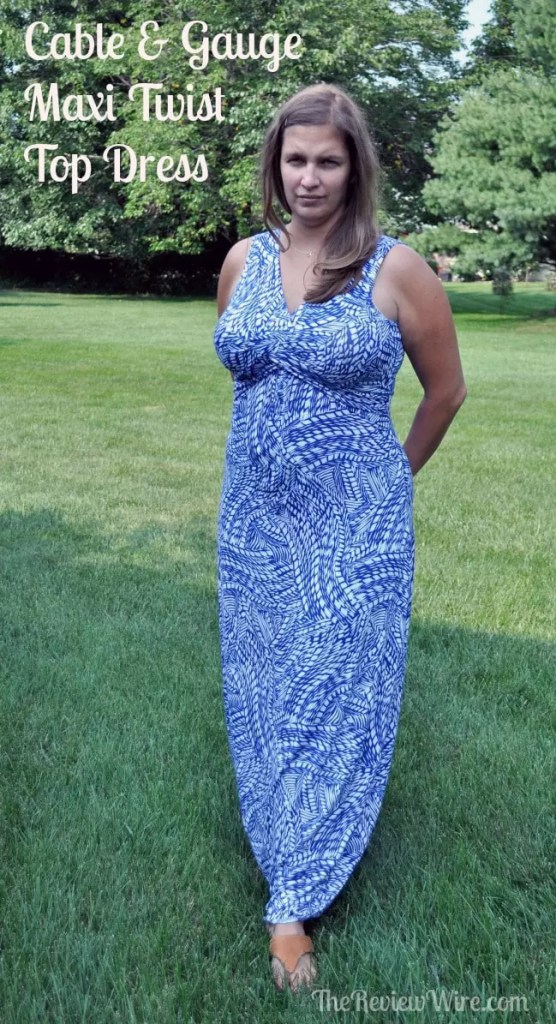 Cable & Gauge Maxi Twist Top Dress