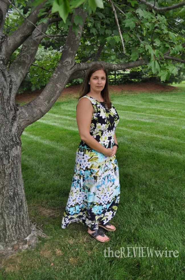 metrostyle Printed Tank Dress