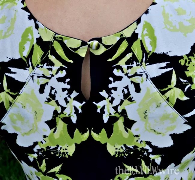 metrostyle Printed Tank Dress Back