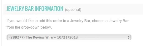 Jewelry Bar Information