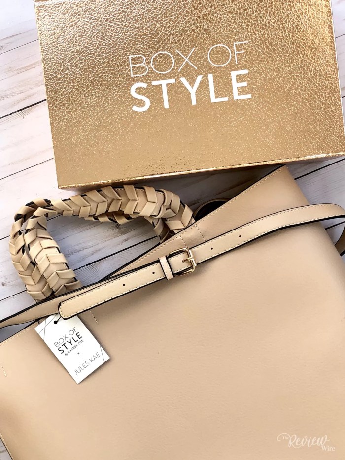The Review Wire: Box of Style Jules Kae Vegan Leather Tote