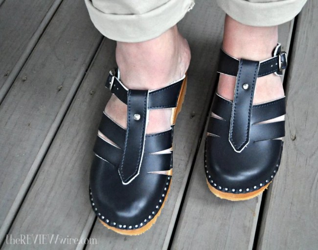 Superior Swedish Clogs Navy Mary Janes