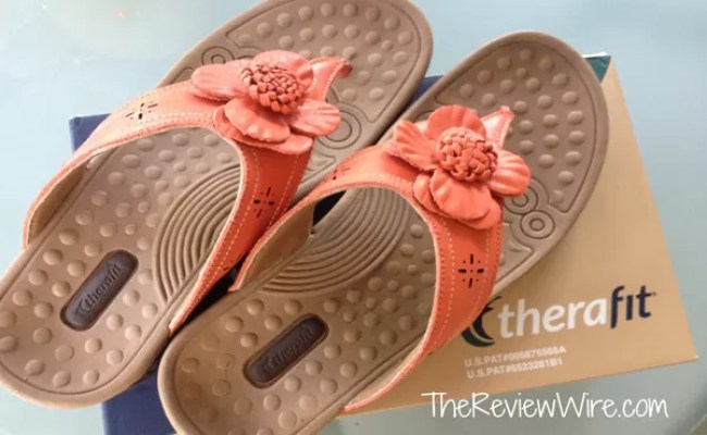 Carly Orange Therafit Sandal