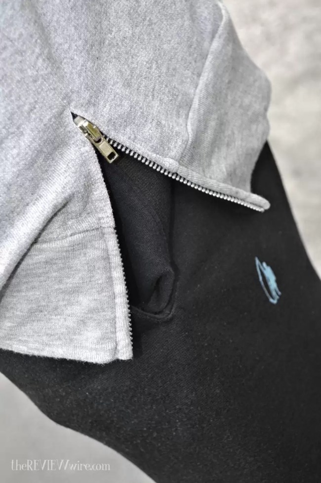 Kinetix Hoodie Pullover Sweater with Side Zipper